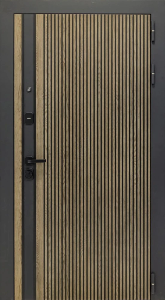 Входная дверь ДвериПРО Rosna ФЛ-291 (Line, 10мм, белый софт) DPRO220573 внешняя сторона