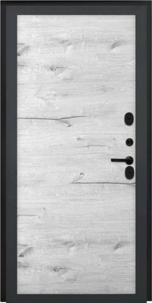 Входная дверь ДвериПРО Elfy Без фрезеровки Дуб арктик горизонт DPRO204741 внутренняя сторона