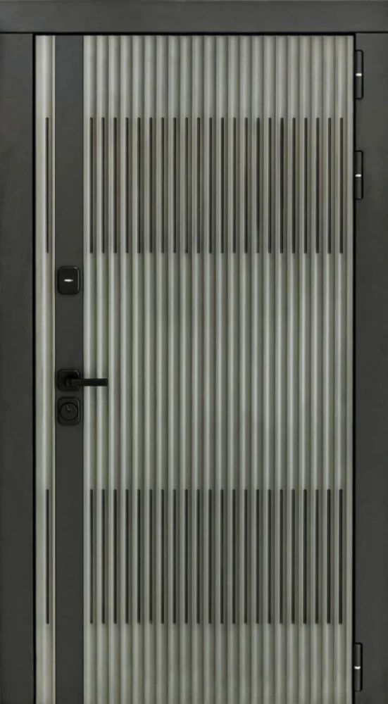 Входная дверь ДвериПРО Elfy ФЛ-259 (10мм, дуб с пилением) DPRO201022 внешняя сторона